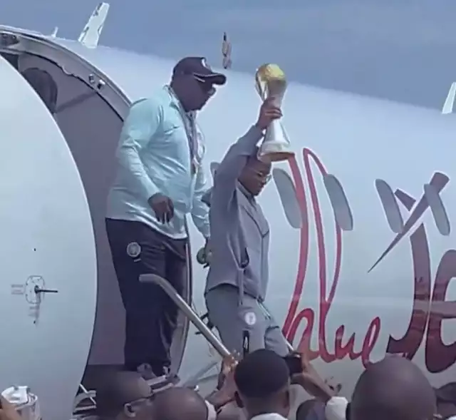 Super Falcons Return Home With Trophy After Historic WAFCON Triumph Super Falcons Return Home With Trophy After Historic WAFCON Triumph