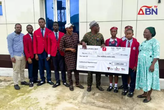 Deeper Life High School Wins ₦1M In 2nd Edition Of Enyimbapedia Mathematics Competition (Photos, Video) Deeper Life High School Wins ₦1M In 2nd Edition Of Enyimbapedia Mathematics Competition (Photos, Video)