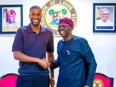 Chelsea Defender, Tosin Adarabioyo Pays Visit To Gov Sanwo-Olu In Lagos Chelsea Defender, Tosin Adarabioyo Pays Visit To Gov Sanwo-Olu In Lagos