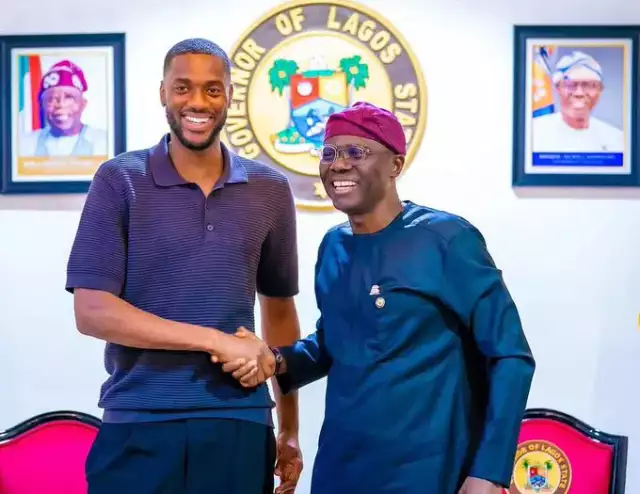 Chelsea Defender, Tosin Adarabioyo Pays Visit To Gov Sanwo-Olu In Lagos Chelsea Defender, Tosin Adarabioyo Pays Visit To Gov Sanwo-Olu In Lagos