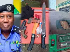 Police Nab Suspected Armed Robbers, Cultists In Abia, Recover Pistol, Ammunition, Tricycle Police Nab Suspected Armed Robbers, Cultists In Abia, Recover Pistol, Ammunition, Tricycle