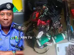 Abia Police Raid Kidnap Hideout, Neutralize Suspects, Recover Weapons (Photo) Abia Police Raid Kidnap Hideout, Neutralize Suspects, Recover Weapons (Photo)