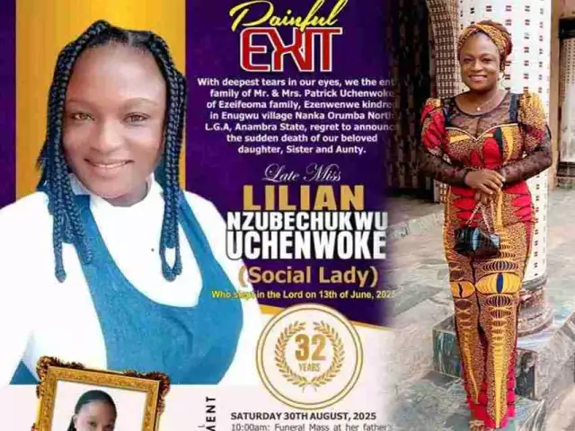 HEARTBREAKING!! Promising Young Lady, Lilian Uchenwoke Killed With Mortar By Mentally Unstable Cousin HEARTBREAKING!! Promising Young Lady, Lilian Killed With Mortar By Mentally Unstable Cousin