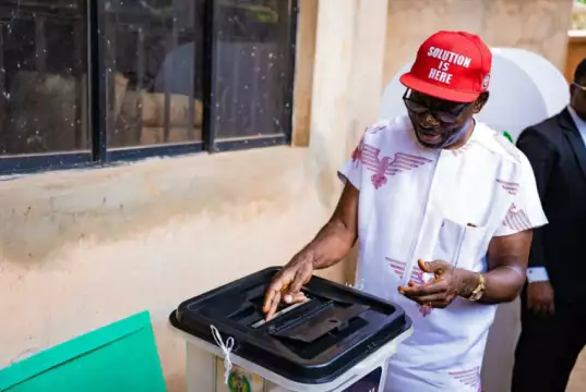 Soludo Votes, Commends Peaceful Conduct Soludo Votes, Commends Peaceful Conduct