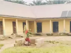 Abia Community Installs Shrine On School Premises To Combat Theft Abia Community Installs Shrine On School Premises To Combat Theft