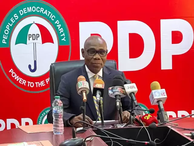 PDP Demands Mandatory Electronic Transmission Of Results In 2027 Elections, Warns Against Manipulation PDP Demands Mandatory Electronic Transmission Of Results In 2027 Elections, Warns Against Manipulation