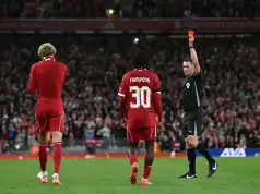 Ekitike Apologises After Red Card For “Stupid” Celebration In Liverpool Cup Win Ekitike Apologises After Red Card for “Stupid” Celebration in Liverpool Cup Win