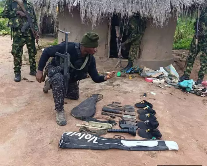 Nigerian Army Recover Rifles, Magazines, Charms, Military In Taraba Border Village (Photos)