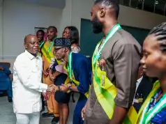 Gov. Otti Grants Automatic Employment To 9 Ex-Corps Members For Making Abia Proud (Photos) Gov. Otti Grants Automatic Employment To 9 Ex-Corps Members For Making Abia Proud