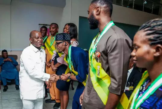 Gov. Otti Grants Automatic Employment To 9 Ex-Corps Members For Making Abia Proud (Photos) Gov. Otti Grants Automatic Employment To 9 Ex-Corps Members For Making Abia Proud