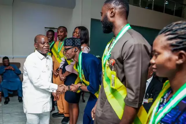 Gov. Otti Grants Automatic Employment To 9 Ex-Corps Members For Making Abia Proud (Photos) Gov. Otti Grants Automatic Employment To 9 Ex-Corps Members For Making Abia Proud