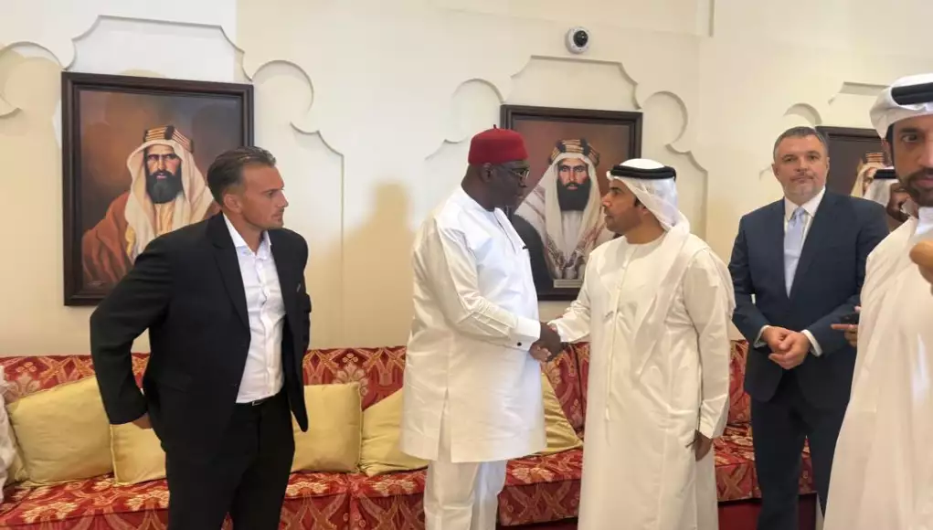 Interpol President Loses Mother, Sir Chikwe Udensi Leads Delegation To Abu Dhabi For Funeral (Photos)