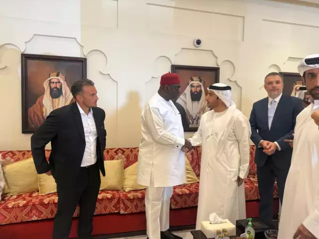Interpol President Loses Mother, Sir Chikwe Udensi Leads Delegation To Abu Dhabi For Funeral (Photos) Interpol President Loses Mother, Sir Chikwe Udensi Leads Delegation To Abu Dhabi For Funeral (Photos)