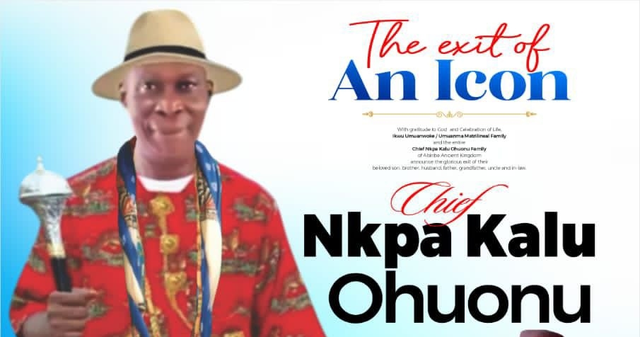 Nkpa Kalu Ohuonu mini Chief Nkpa Kalu Ohuonu Passes On At 83, Family Announces Funeral Plans