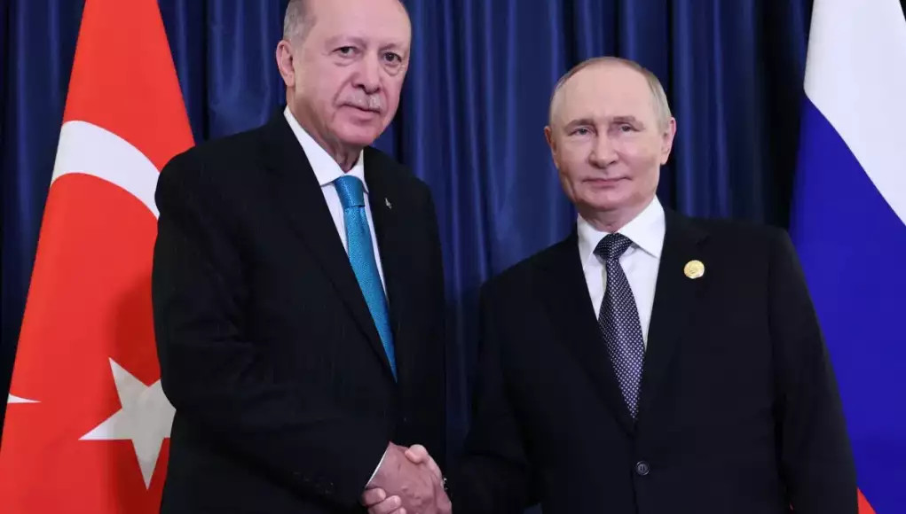 Putin-and-Erdogan Putin Meets Turkey’s President Over Ukraine War