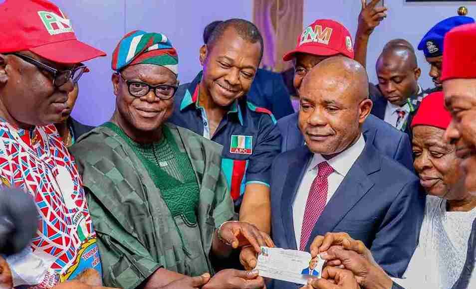 Governor Mbah Dumps PDP, Joins APC — Says Decision Guided By Fairness, Regional Interest