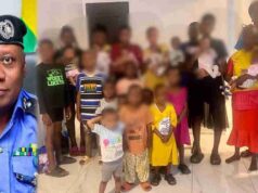 Abia Police Burst Child-Trafficking Syndicate, Rescue 18 Stolen Children Abia Police Burst Child-Trafficking Syndicate, Rescue 18 Stolen Children