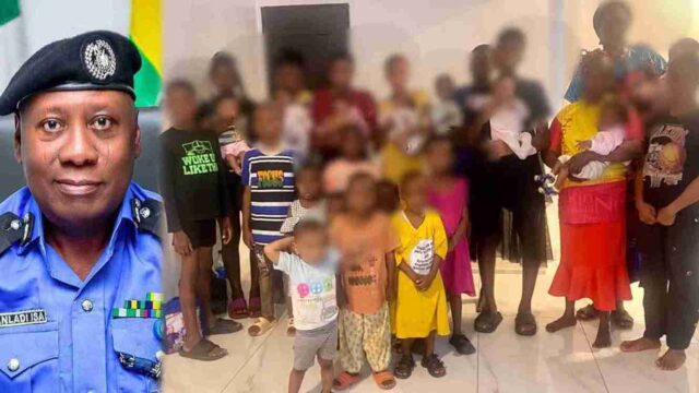 Abia Police Burst Child-Trafficking Syndicate, Rescue 18 Stolen Children Abia Police Burst Child-Trafficking Syndicate, Rescue 18 Stolen Children