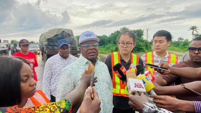 Umahi Issues 14-Day Termination Notice To CCECC Over Poor Aba-Bound Road Work Umahi Issues 14-Day Termination Notice To CCECC Over Poor Aba-Bound Road Work