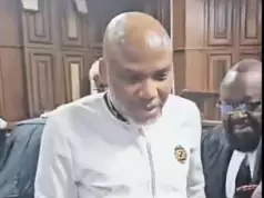 Court Adjourns Kanu’s Case To October 16 After NMA Fails To File Health Assessment Court Adjourns Kanu’s Case To October 16 After NMA Fails To File Health Assessment