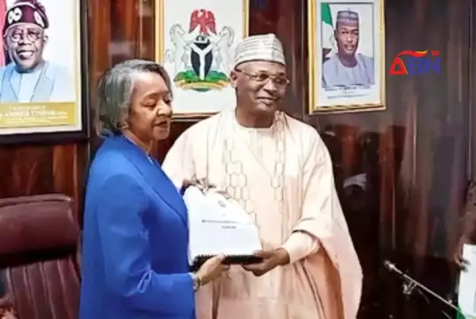 Mahmood Yakubu Steps Down As INEC Boss, Hands Over To Agbamuche-Mbu Mahmood Yakubu Steps Down As INEC Boss, Hands Over To Agbamuche-Mbu