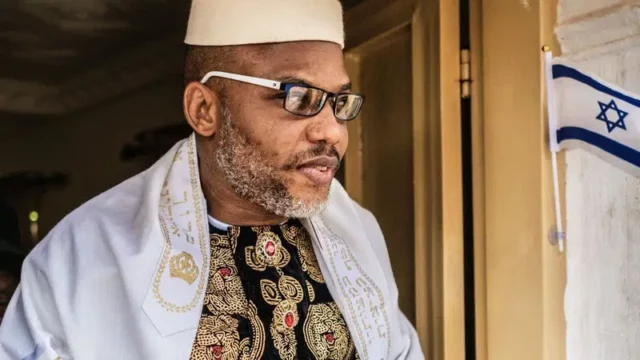 Nnamdi Kanu Raises Concern Over Detention, Names Malami, Wike, Umahi, Sanwo-Olu, Others, As Witnesses Nnamdi Kanu Raises Concern Over Detention, Names Malami, Wike, Umahi, Sanwo-Olu, Others, As Witnesses