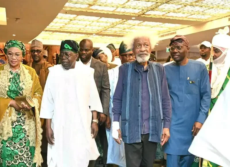 Sanwo-Olu-Tinubu-National-Theatre Tinubu, Sanwo-Olu Calls For National Unity As Renovated National Theatre Reopens