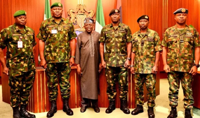 Newly Appointed Service Chiefs Affirms Unwavering Commitment To National Security Newly Appointed Service Chiefs Affirms Unwavering Commitment To National Security