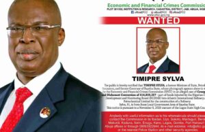 EFCC Declares Ex-Bayelsa Governor Timipre Sylva Wanted EFCC Declares Ex-Bayelsa Governor Timipre Sylva Wanted