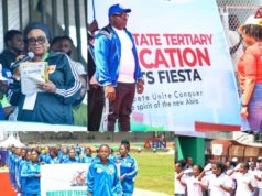 Otti Flags Off Maiden Abia Tertiary Institutions Sports Fiesta, Says Event Will Produce Future Champions (Photos + Video) Otti Flags Off Maiden Abia State Tertiary Institutions Sports Fiesta, Says Event Will Produce Future Champions (Photos + Video)