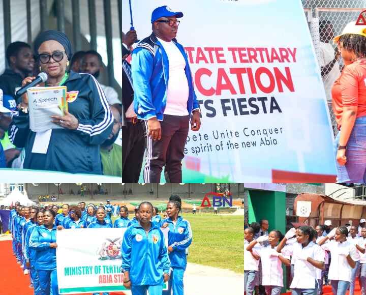 Abia Tertiary Games Otti Flags Off Maiden Abia State Tertiary Institutions Sports Fiesta, Says Event Will Produce Future Champions (Photos + Video)