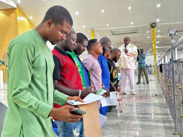 Apostle Chibuzor Sends 10 OPM Members To Saudi Arabia With Secured Oil Company Jobs Apostle Chibuzor Sends 10 OPM Members To Saudi Arabia With Secured Oil Company Jobs