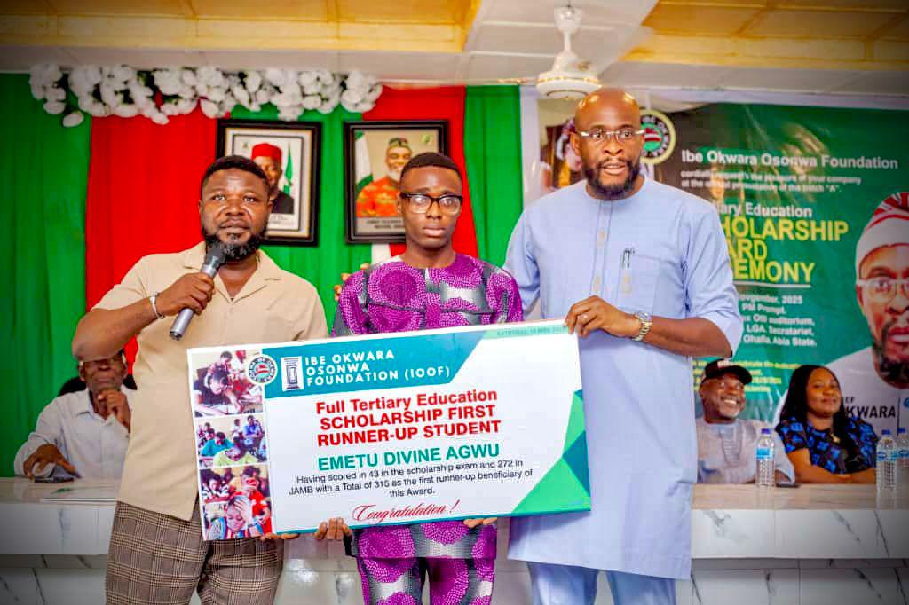 Hon. Ibe Osonwa Awards Full Tuition Scholarships To 200 Students From Arochukwu/Ohafia Fed. Constituency (Photos)