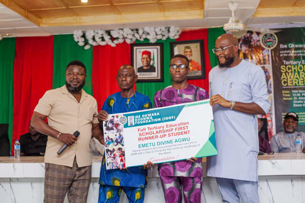 Hon. Ibe Osonwa Awards Full Tuition Scholarships To 200 Students From Arochukwu/Ohafia Fed. Constituency (Photos)
