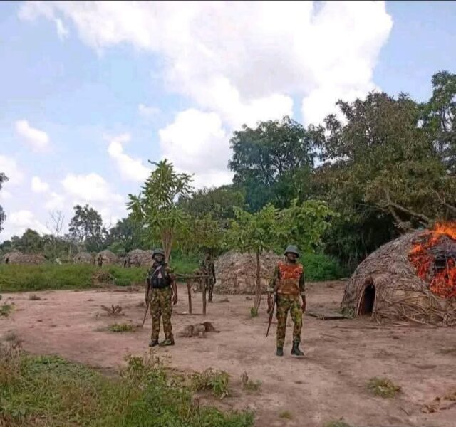Army Storms Takum Forest, Destroys Major Bandits’ Hideout Army Storms Takum Forest, Destroys Major Bandits’ Hideout