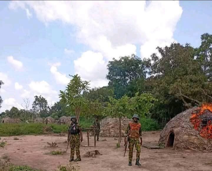 Army Storms Takum Forest, Destroys Major Bandits’ Hideout