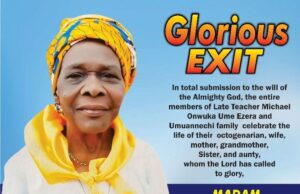 Glorious Exit: Madam Oyidiya Onwuka Set For Burial At Ebem Ohafia This Week [SEE POSTER]