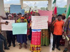 NLC Storms Abia Assembly Over Alleged Intimidation Of Legislative Workers (Video) NLC Storms Abia Assembly Over Alleged Intimidation Of Legislative Workers (Video)