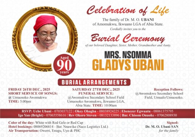 Final Journey Of Mrs. Nsomma Gladys Ubani In Ikwuano | LIVE on ABN TV Final Journey Of Mrs. Nsomma Gladys Ubani In Ikwuano | LIVE on ABN TV