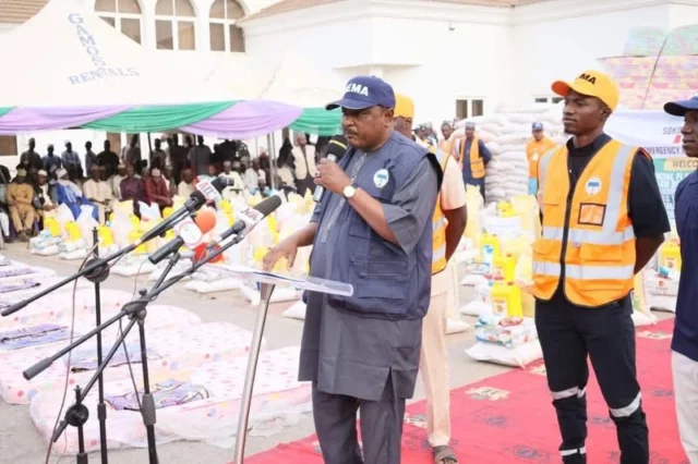 Sokoto: NEMA Distributes Relief Materials To Victims of Windstorm, Flood Disasters Sokoto: NEMA Distributes Relief Materials To Victims of Windstorm, Flood Disasters