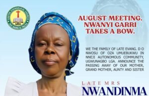 Popular Entertainer ‘Nwayi Garri’ Who Died During August Meeting Performance In Abia, Set For Burial Dec 16 Popular Entertainer ‘Nwayi Garri’ Who Died During August Meeting Performance In Abia Set For Burial Dec 16