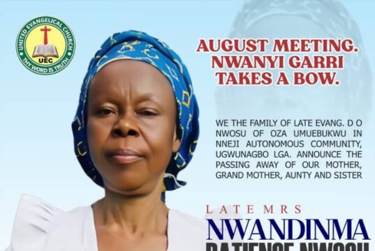 Popular Entertainer ‘Nwayi Garri’ Who Died During August Meeting Performance In Abia, Set For Burial Dec 16 Popular Entertainer ‘Nwayi Garri’ Who Died During August Meeting Performance In Abia Set For Burial Dec 16