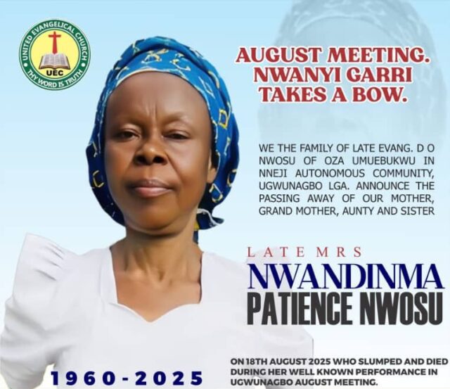 Nwanyi Garri Burial mini Popular Entertainer ‘Nwayi Garri’ Who Died During August Meeting Performance In Abia Set For Burial Dec 16