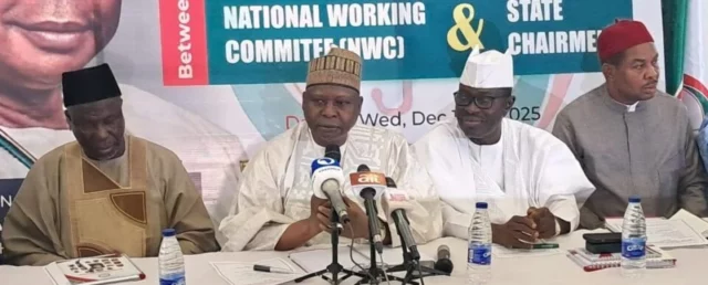 Turaki Dismiss Factional Claims In PDP As 29 State Chairmen Validate Leadership Turaki Dismiss Factional Claims In PDP As 29 State Chairmen Validate Leadership
