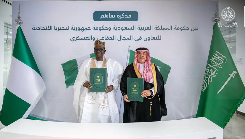 Nigeria, Saudi Arabia Sign Defence Pact To Strengthen Military Cooperation