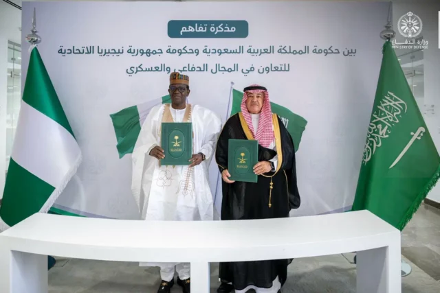 Nigeria, Saudi Arabia Sign Defence Pact To Strengthen Military Cooperation Nigeria, Saudi Arabia Sign Defence Pact To Strengthen Military Cooperation