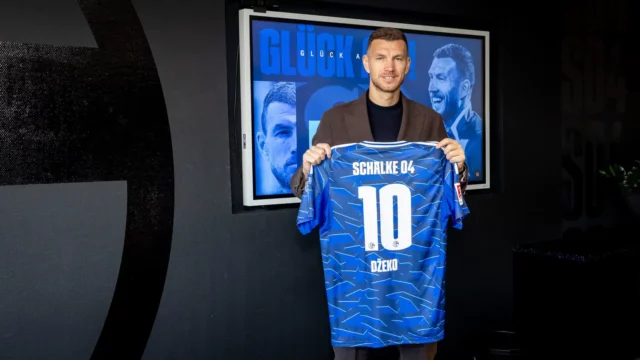 Veteran Striker Edin Dzeko Joins Schalke On 6-month Deal Veteran Striker Edin Dzeko Joins Schalke On 6-month Deal