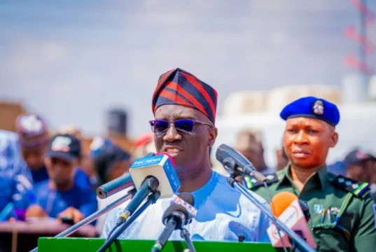 Okpebholo Condemns Protester’s Attack On Monarch’s Palace Okpebholo Condemns Protester's Attack On Monarch’s Palace