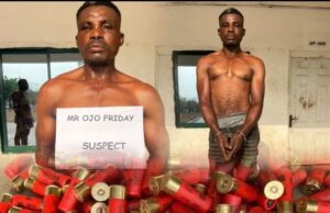 13 Brigade Troops Arrest Suspected Gun Runner, Recover 245 Cartridges In Cross River 13 Brigade Troops Arrest Suspected Gun Runner, Recover 245 Cartridges In Cross River