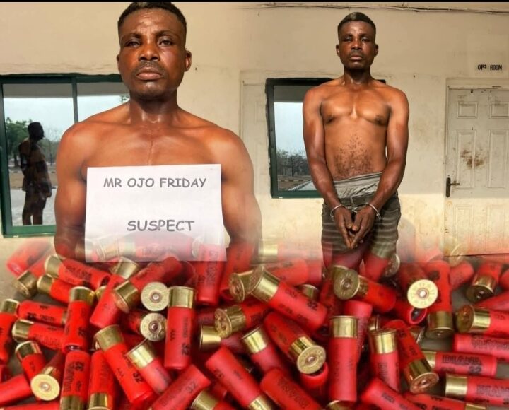 IMG_20260128_140951 13 Brigade Troops Arrest Suspected Gun Runner, Recover 245 Cartridges In Cross River